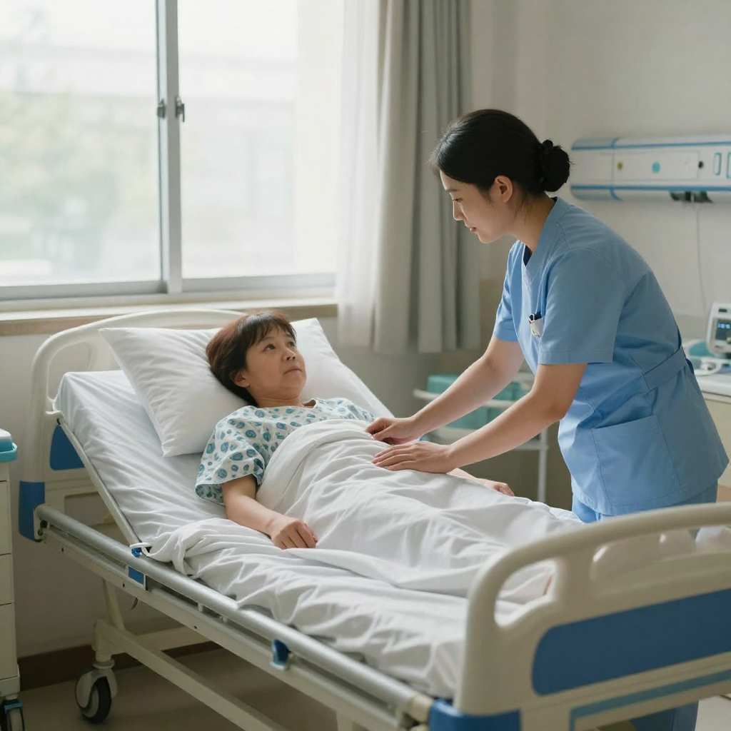 Nurse with Patient at Home